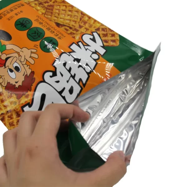 Zipper Stand Up Barrier Pouches Wholesale For Snack Food-3