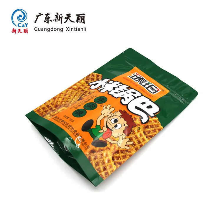 Zipper Stand Up Barrier Pouches Wholesale For Snack Food-2