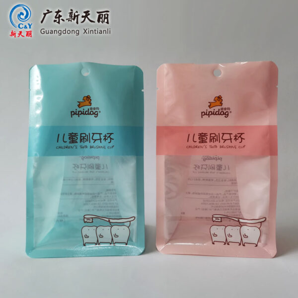 Custom Stand Up Pouch Packaging Bags For Kids' Dental Kits