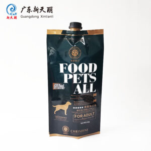 Custom Spout Pouches Wholesale for Wet Pet Food Packaging