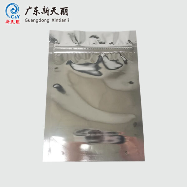 Пищевой класс фольги пакеты навалом, алюминиевый стоять молнии пакет