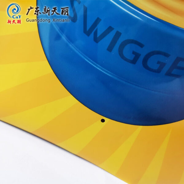 Instantkaffee individuell bedruckte Seitenfaltenbeutel mit Griffloch