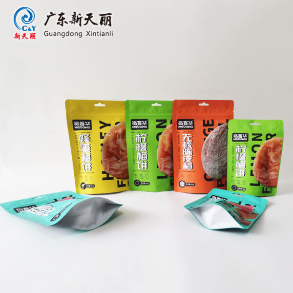 Food-Grade Custom Pouches Wholesale, Snack Stand Up Pouch