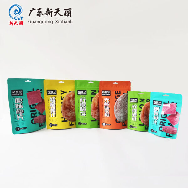 Food-Grade Custom Pouches Wholesale, Snack Stand Up Pouch