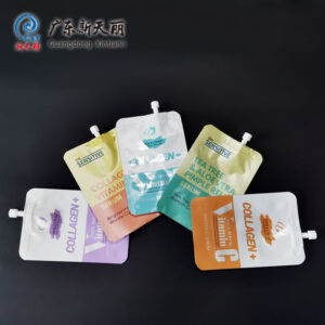 Custom Standup Pouches With Spout, Wholesale Lotion Pouch Packaging