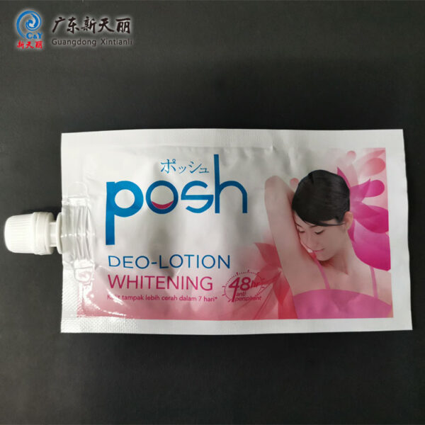 Wholesale Spouted Pouch, Custom Printed Body Lotion Pouch