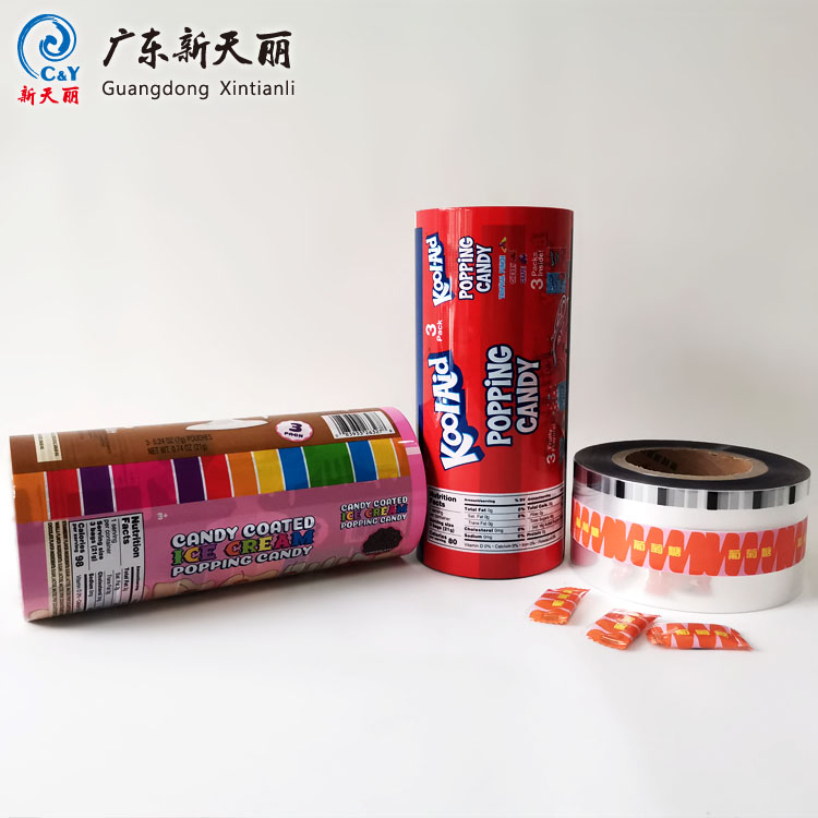 Custom Printed Rollstock For Candy, Automatic Packaging Film