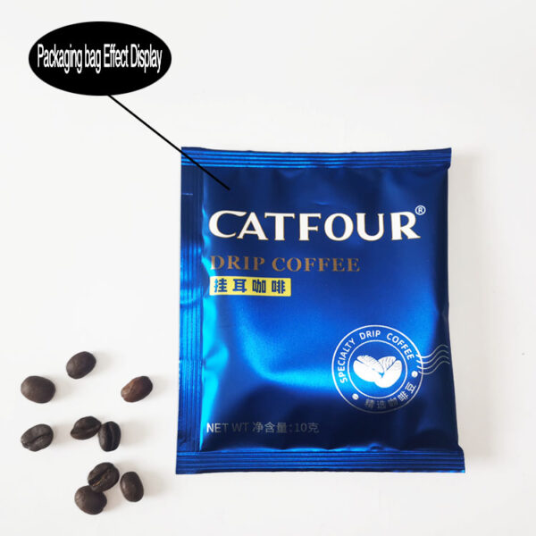 Custom Printed Roll Stock Film, Matte Coffee Packaging Film