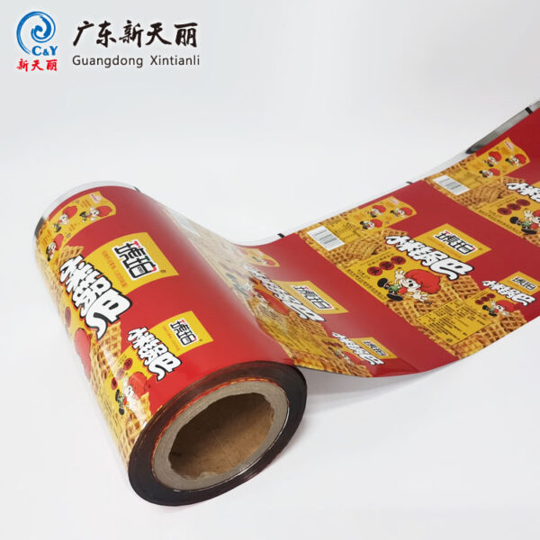 Food-Grade Custom Rollstock Snacks Packaging Films Wholesale