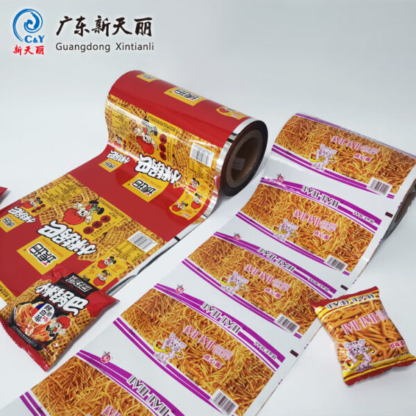 Food-Grade Custom Rollstock Snacks Packaging Films Wholesale