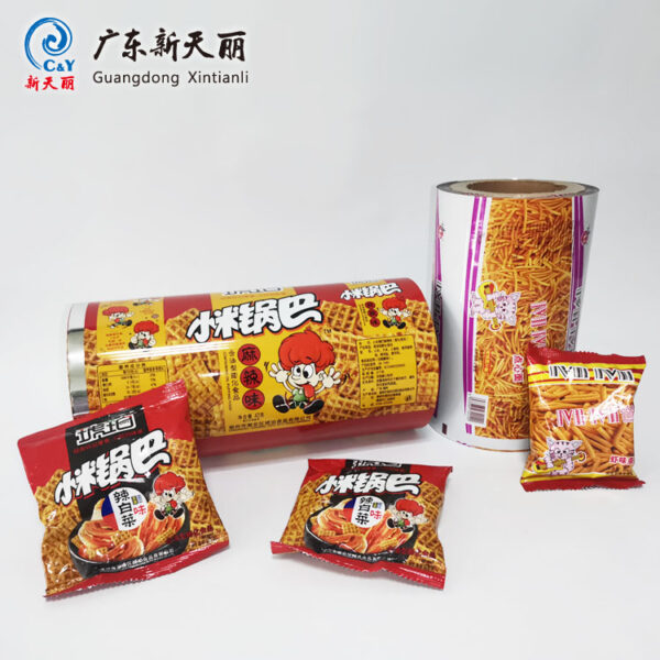 Food-Grade Custom Rollstock Snacks Packaging Films Wholesale