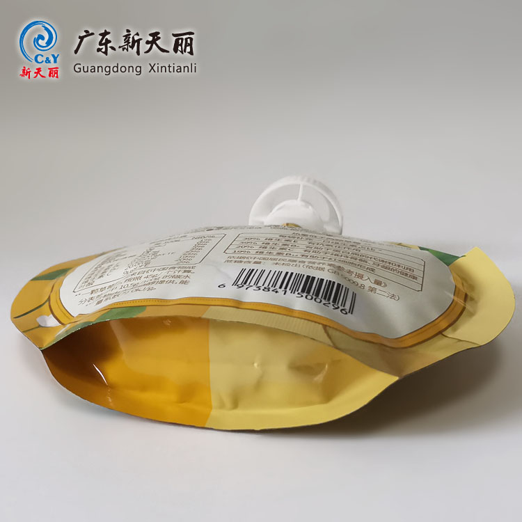 Custom Drink Pouch With Spout, Irregular Shape Juice Pouches