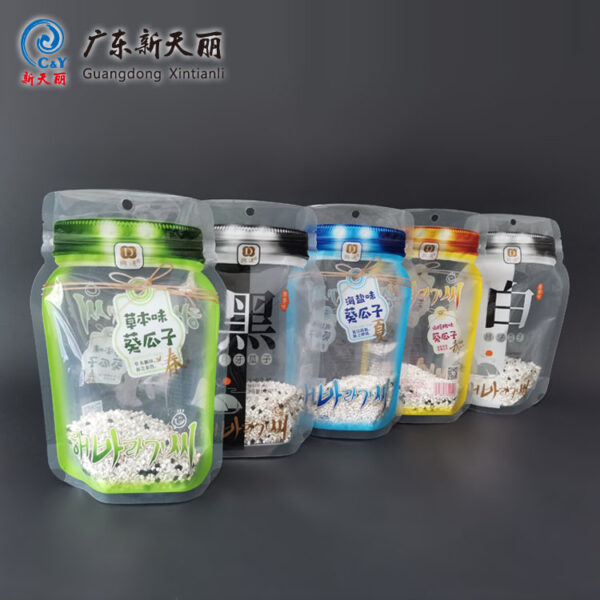 小吃包装袋批发，定制形状袋