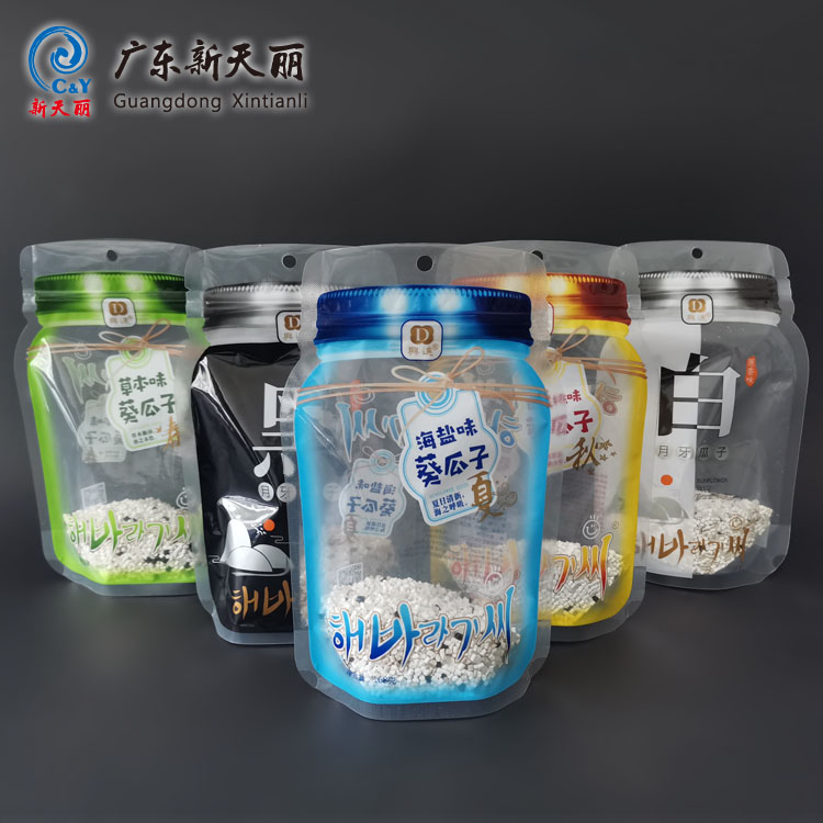 小吃包装袋批发，定制形状袋