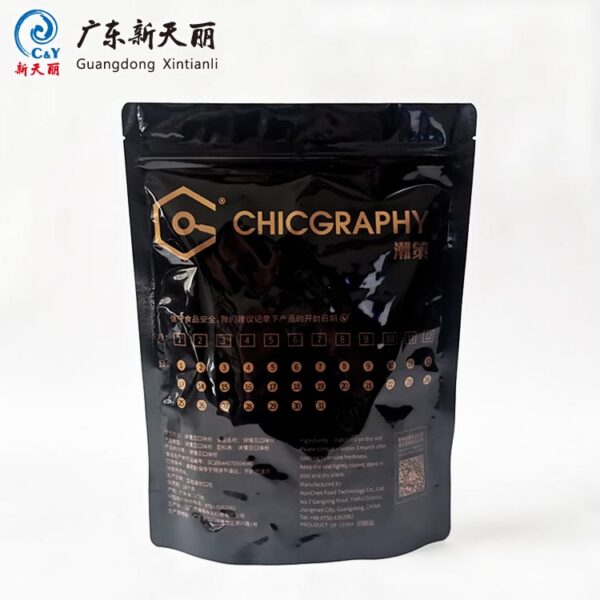 Food-Grade Custom Printed Foil Pouches, Stand Up Zipper Bag
