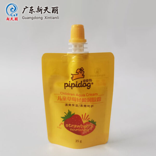 Лосьон пользовательские упаковки чехол, косметические Stand Up носик чехол