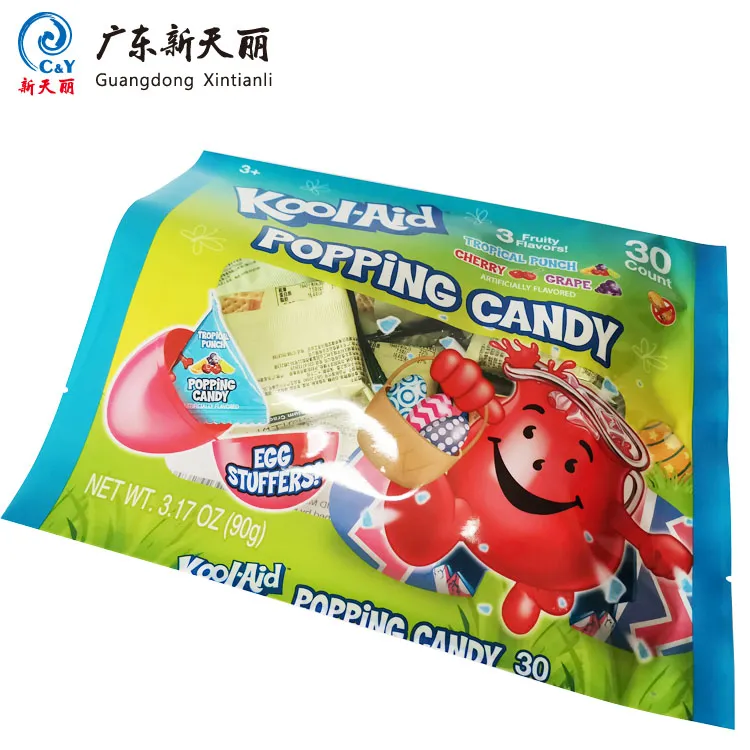 Custom Candy Packaging Pouch, Support 10 Colors Printing