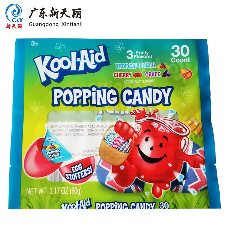 Custom Candy Packaging Pouch, Support 10 Colors Printing