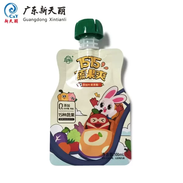 Custom Shape Puree Food Pouches, Wholesale Squeeze Pouches