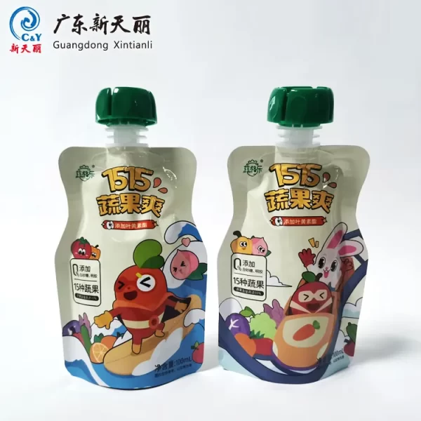 Custom Shape Puree Food Pouches, Wholesale Squeeze Pouches