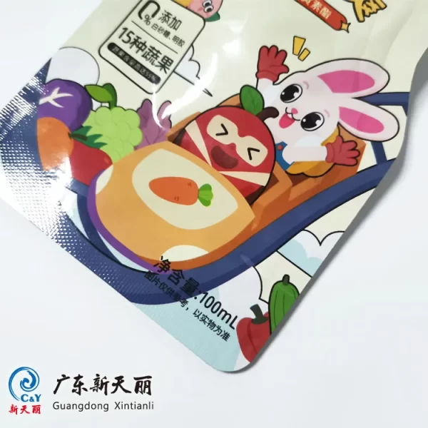 Custom Shape Puree Food Pouches, Wholesale Squeeze Pouches