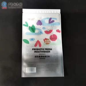 Custom Three Side Seal Pouches with Zipper Wholesale Supply