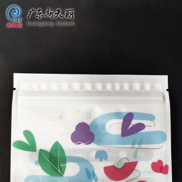 Custom Three Side Seal Pouches with Zipper Wholesale Supply