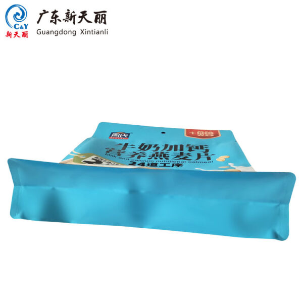 OEM плоское дно стоя пакеты, пользовательские овсяные пакеты упаковки