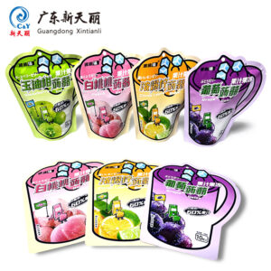 Custom Printed Drink Pouches, OEM Shape Jelly Drink Pouches