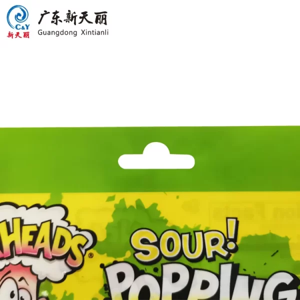 Benutzerdefinierte Doypack mit Fenster Design für Süßigkeiten Verpackung