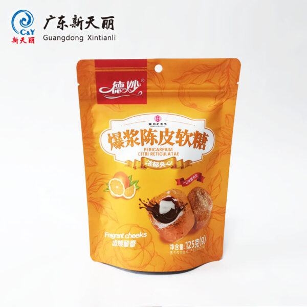 Bolsos de encargo del caramelo con la cremallera, bolsas del soporte del OEM de la fábrica