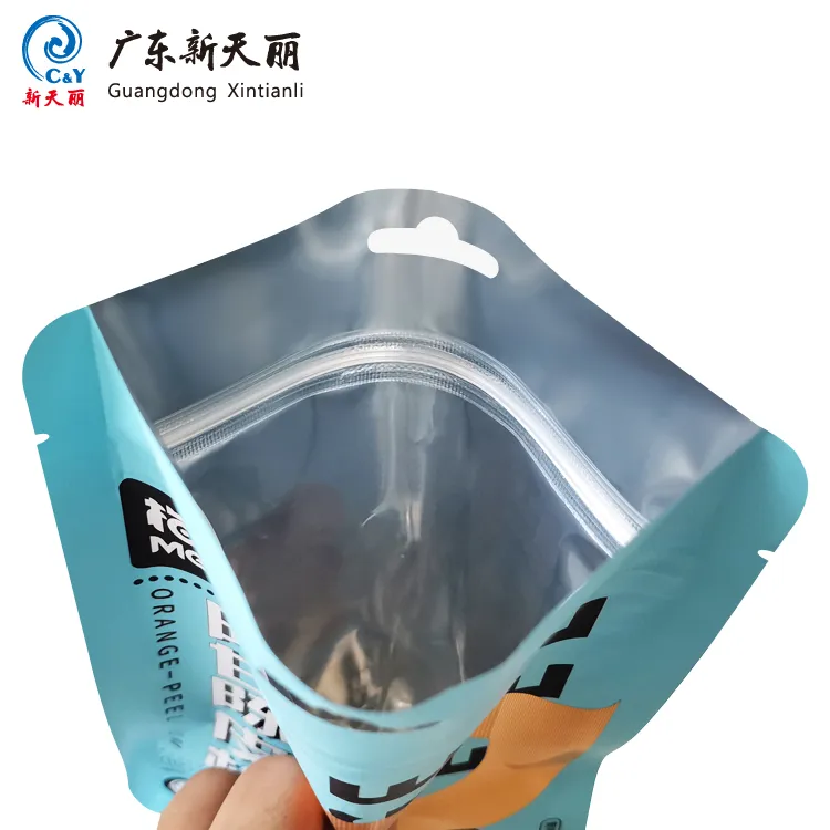 Custom Standing Pouch, Resealable Snack Packaging Pouch