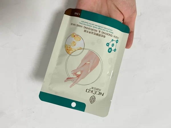 Custom Flat Pouch Packaging, 3 Side Seal Sheet Mask Pouch