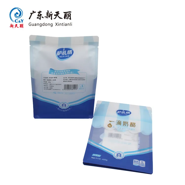 Custom Gusseted Bags With Clear Window For Snack Packaging