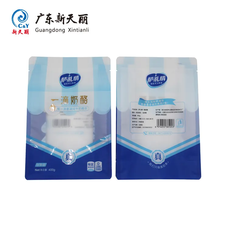 Custom Gusseted Bags With Clear Window For Snack Packaging