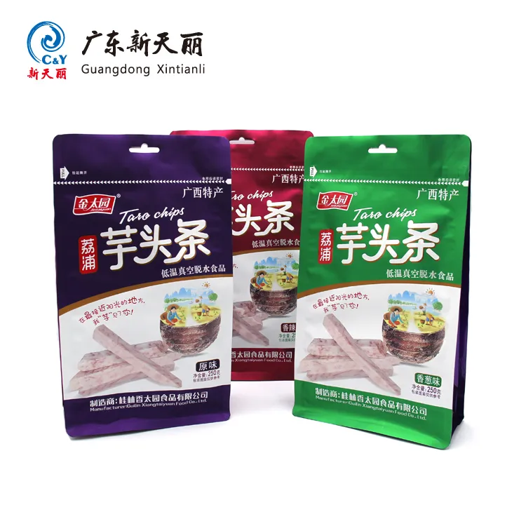 Custom Flat Bottom Pouches Wholesale for Dehydrated Food