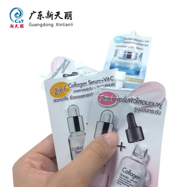 表面血清のための印刷された口の袋、化粧品の小袋の袋