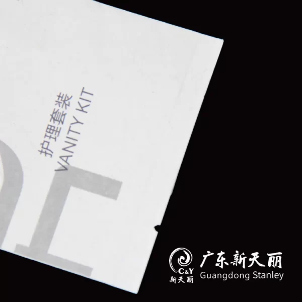 Biodegradable Amenity Package, Custom Sugarcane Paper Pouch