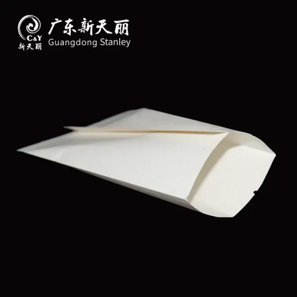 Back Seal Sugarcane Paper Pouches Wholesale, Support OEM
