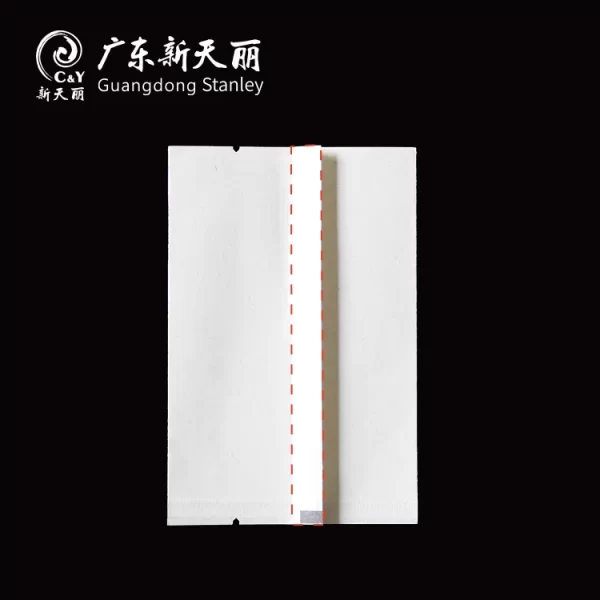 Back Seal Sugarcane Paper Pouches Wholesale, Support OEM