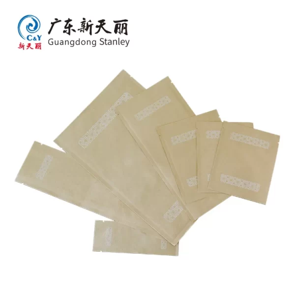 Custom Printed Lay Flat Pouches, Kraft Paper Amenities Pouch