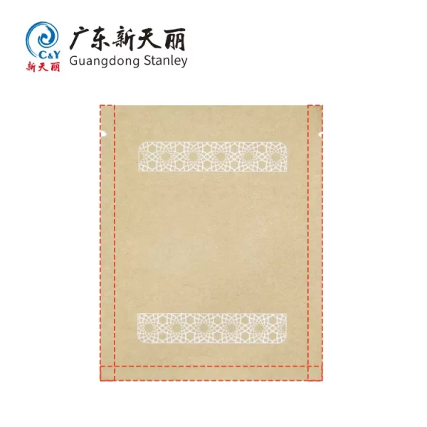 Custom Printed Lay Flat Pouches, Kraft Paper Amenities Pouch