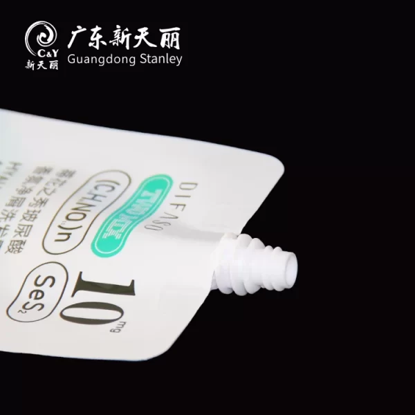10mg Custom Stand Up Spout Pouch for Shampoo & Conditioner