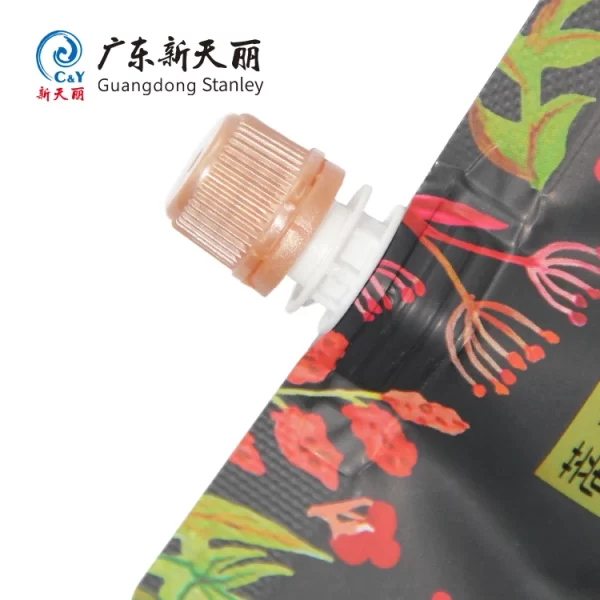 OEM Spout Pouch for Shampoo Packaging with Custom Printing