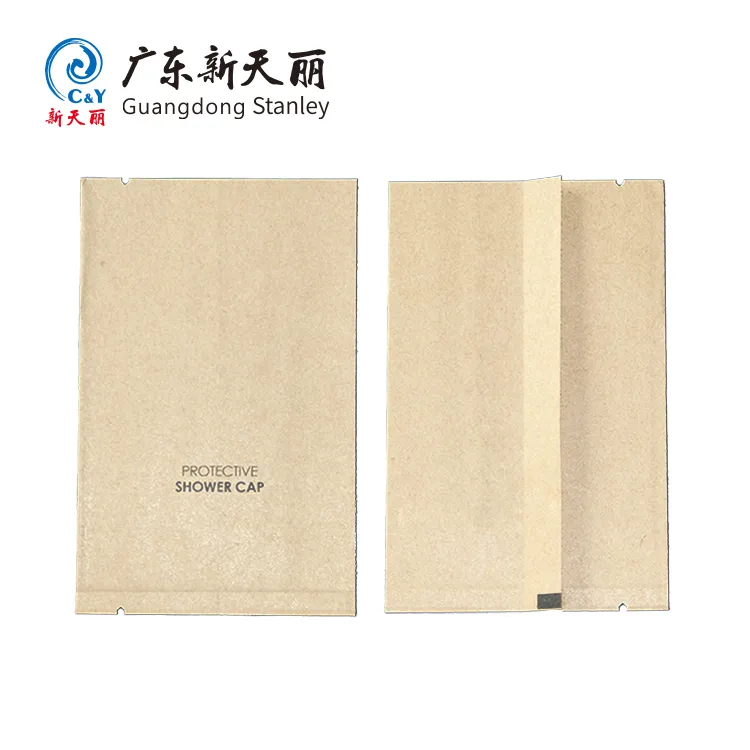 Eco-Friendly Custom-Printed Flat Pouch for Hotel Toiletries